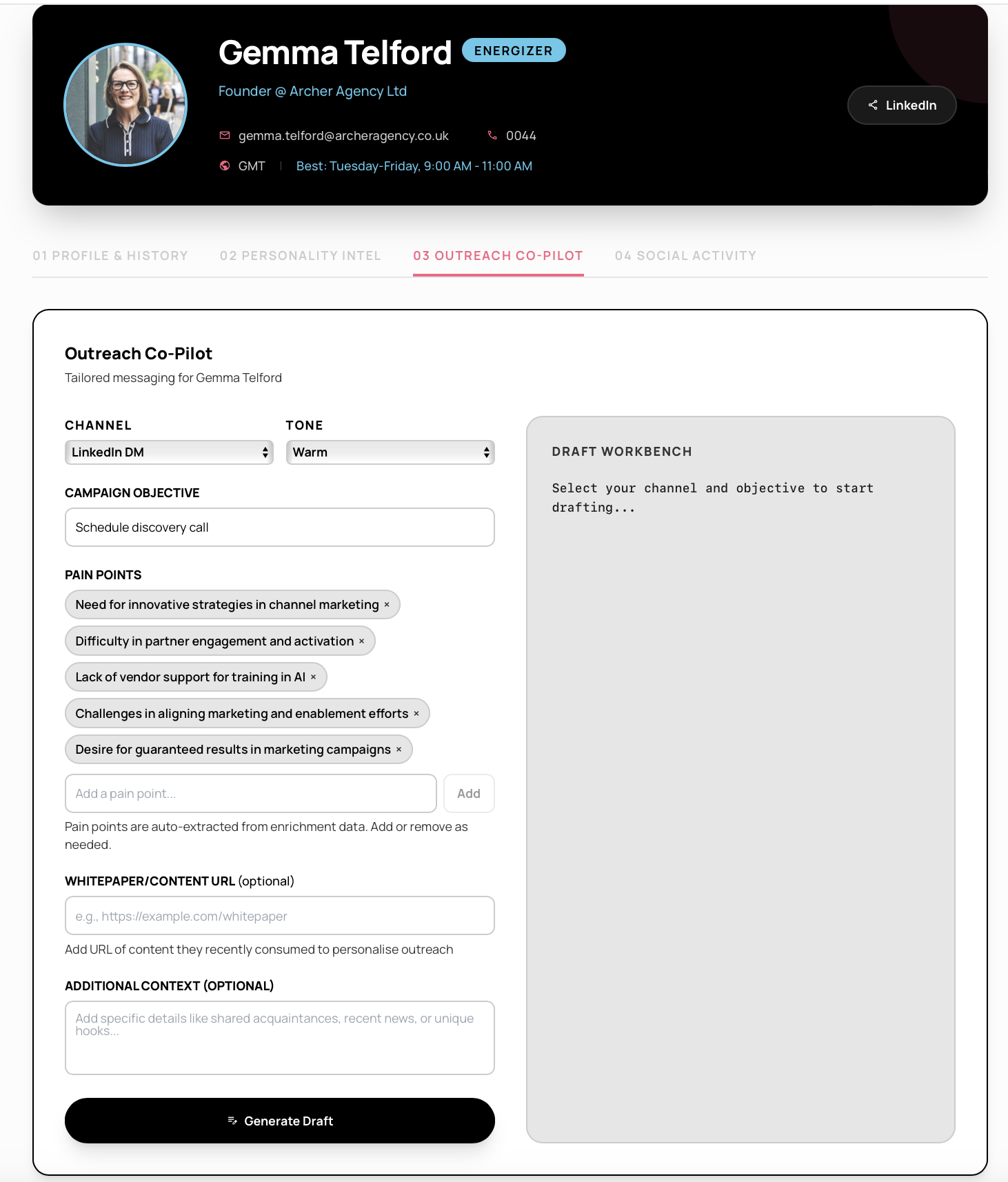 Rethink Engine — Outreach Co-Pilot